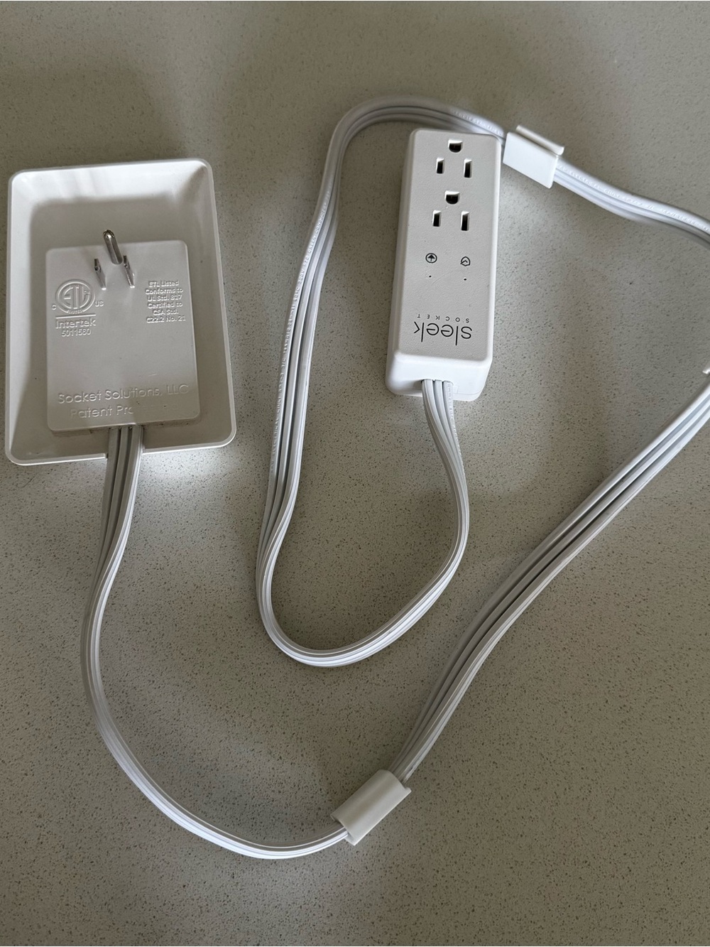 Sleek Socket Outlet Concealer - 2 Outlet